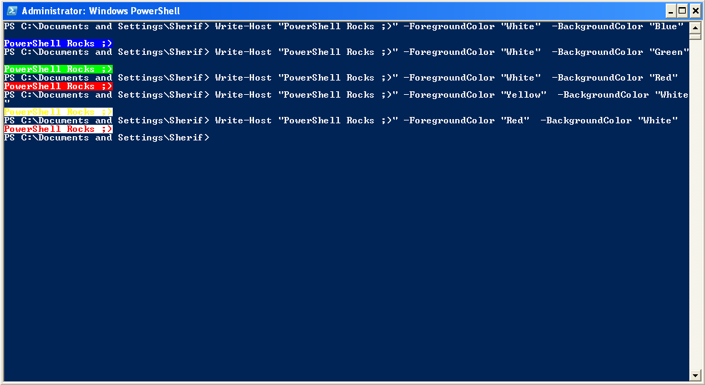 Write host. Windows POWERSHELL(администратор).. Цвет фона консоли POWERSHELL. POWERSHELL 11. Загрузка виндовс POWERSHELL.